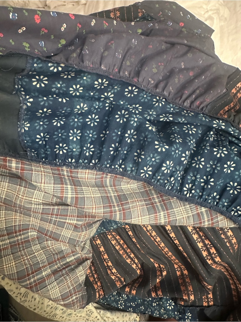 Christy Dawn Navy Patchwork Dawn Dress - Picture 5 of 7